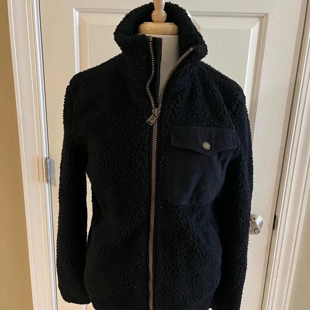 Pendleton River Rock Sherpa Jacket-Black Size Sma… - image 2